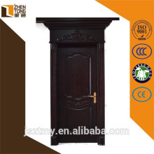 Haute qualité solide châssis bois/architrave personnalisé nouveau design porte en bois